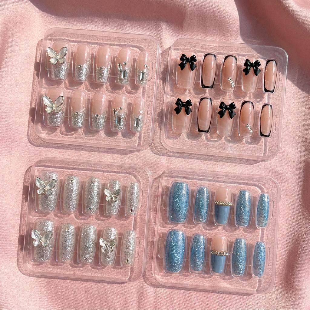 24 Nail Tips Press-on nails — representative Beauty & Nails sample