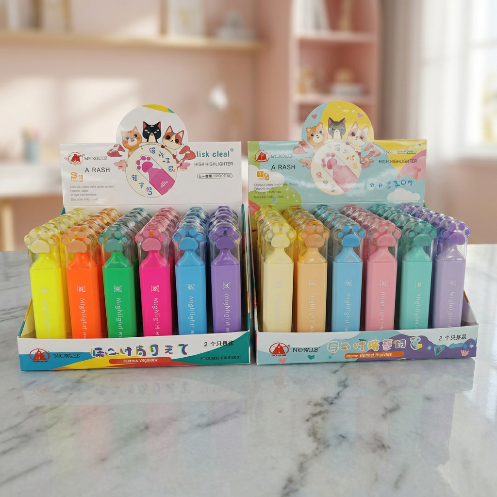 Cat Paw Highlighter — representative Stationery & Cards sample