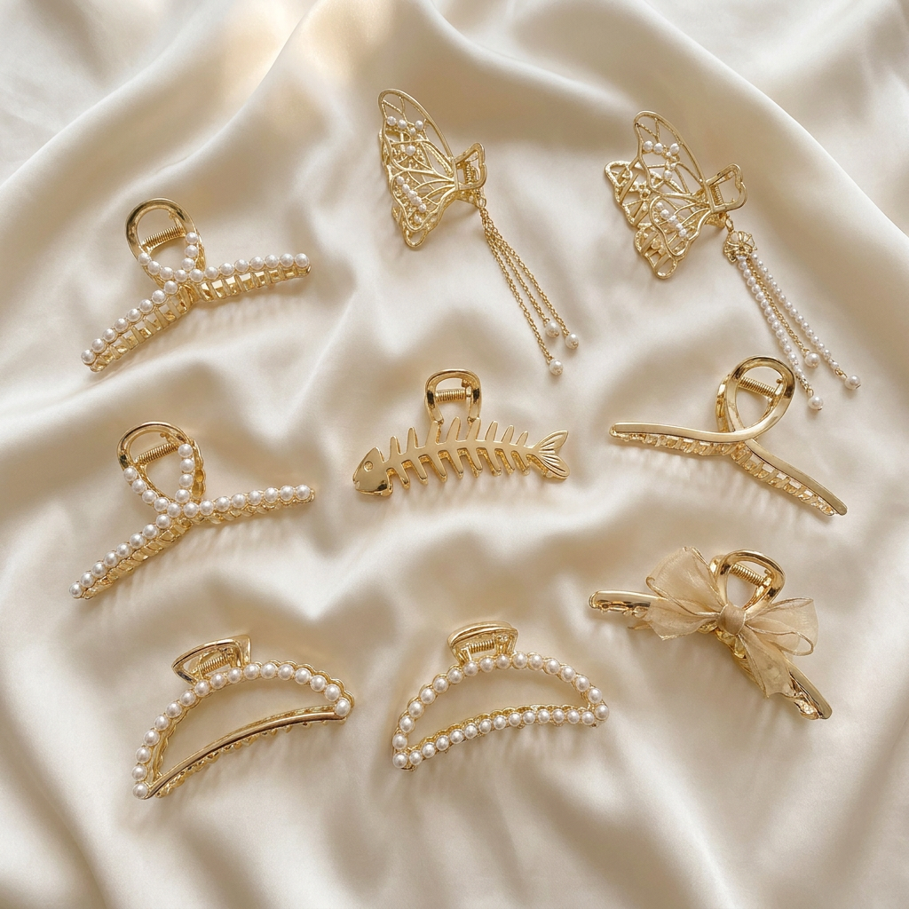 Sculpted Design Hair Claw Clip — representative Accessories & Bags sample