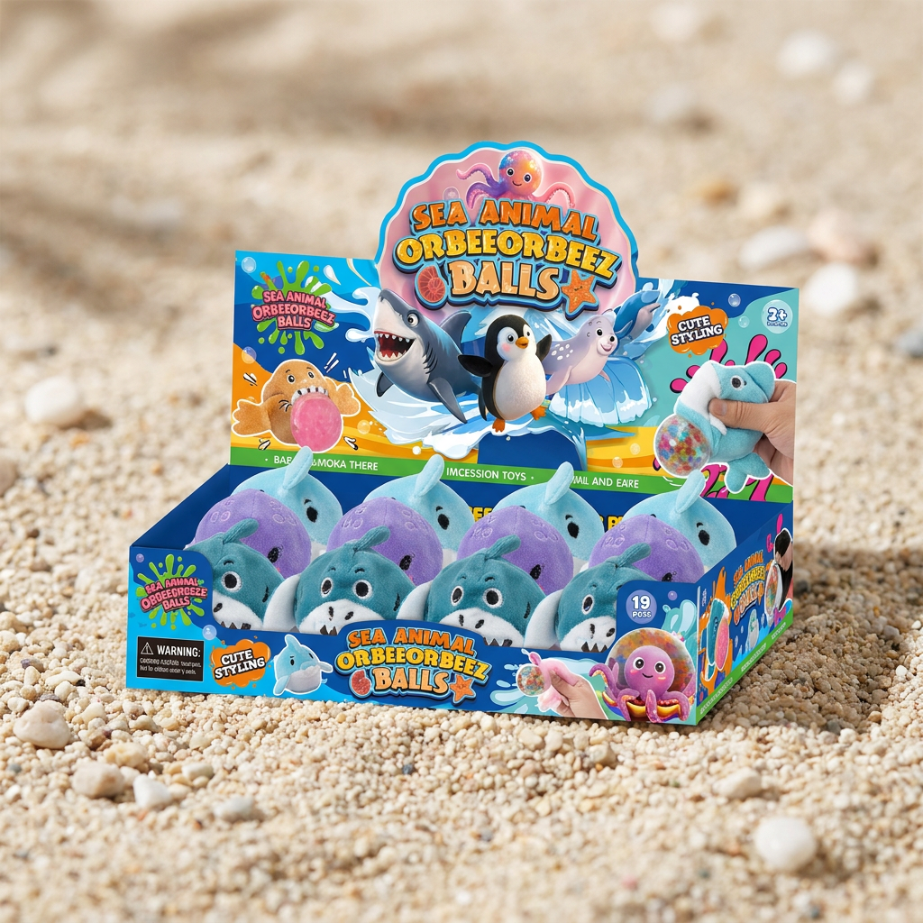 Cute Colorful Sea Creature Plush Fidget Toy — representative Toys & Games sample