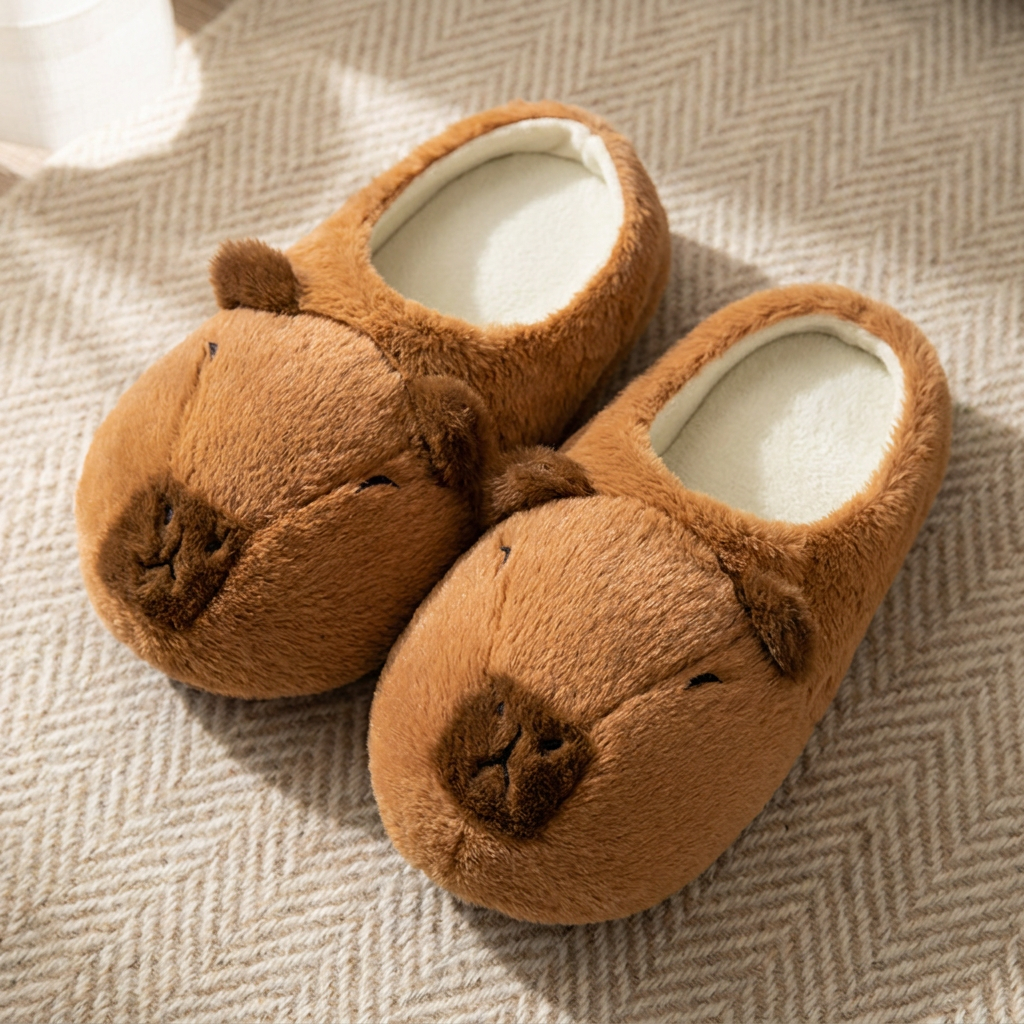 Plush Fluffy Animal Slippers — representative Accessories & Bags sample
