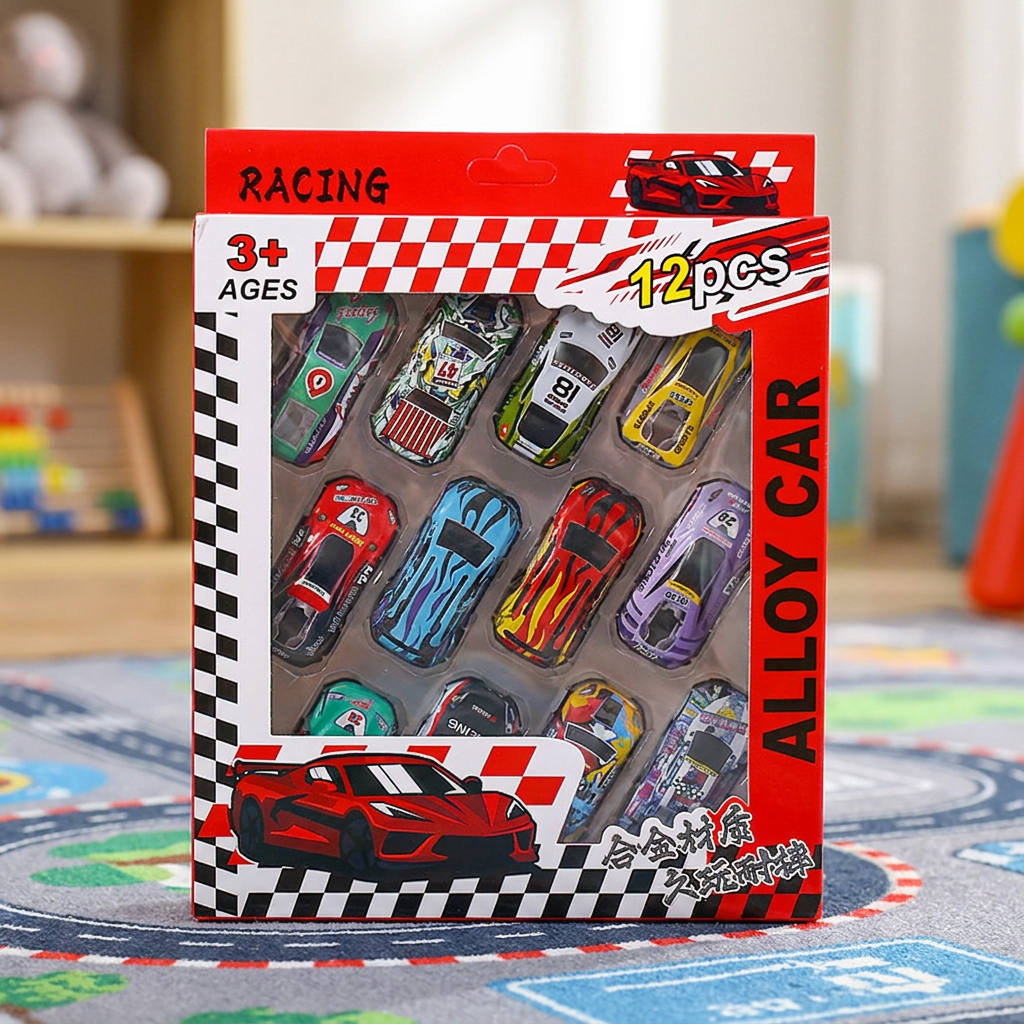 12pcs Pull-back Alloy Cars — representative Toys & Games sample