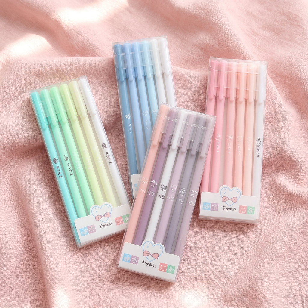 Morandi color pen pack — representative Stationery & Cards sample