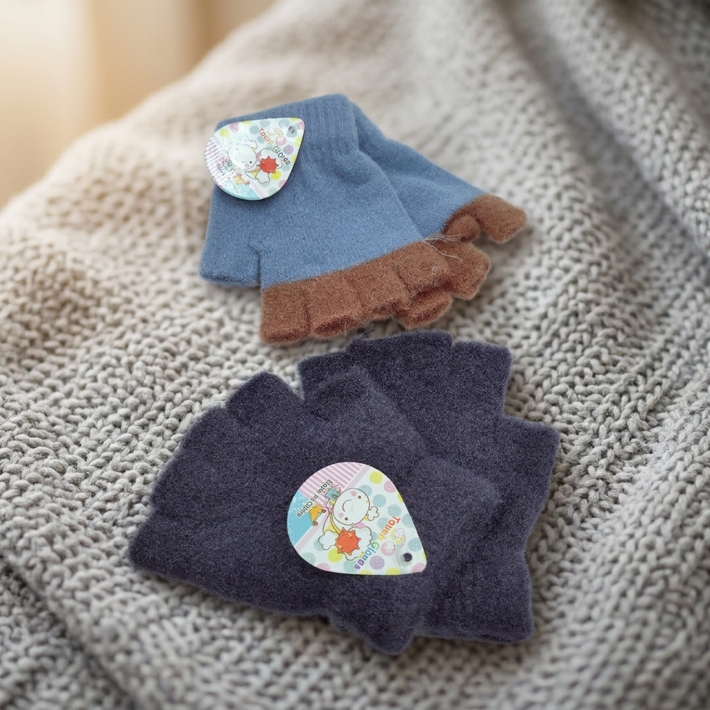 Half-Finger Gloves Fuzzy Palm — representative Accessories & Bags sample