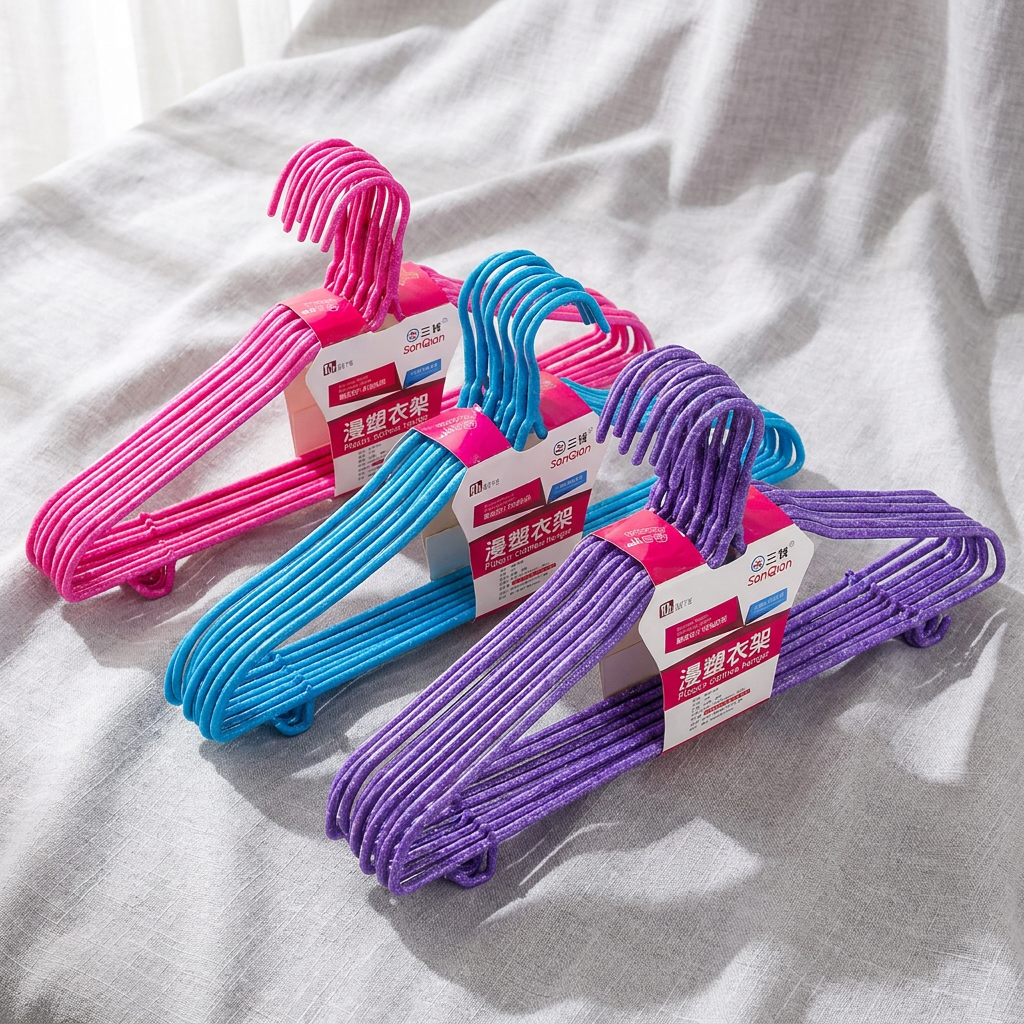 10pcs Sanqian Metal Inside Cloth Hanger — representative Home & Kitchen sample