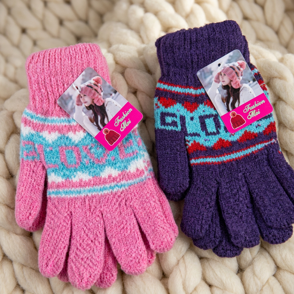 Colorful Knit Gloves — representative Accessories & Bags sample