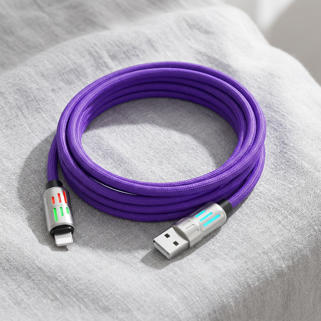 60W Light Column Four-in-one Fast Charging Cable — representative Tech & Gadgets sample