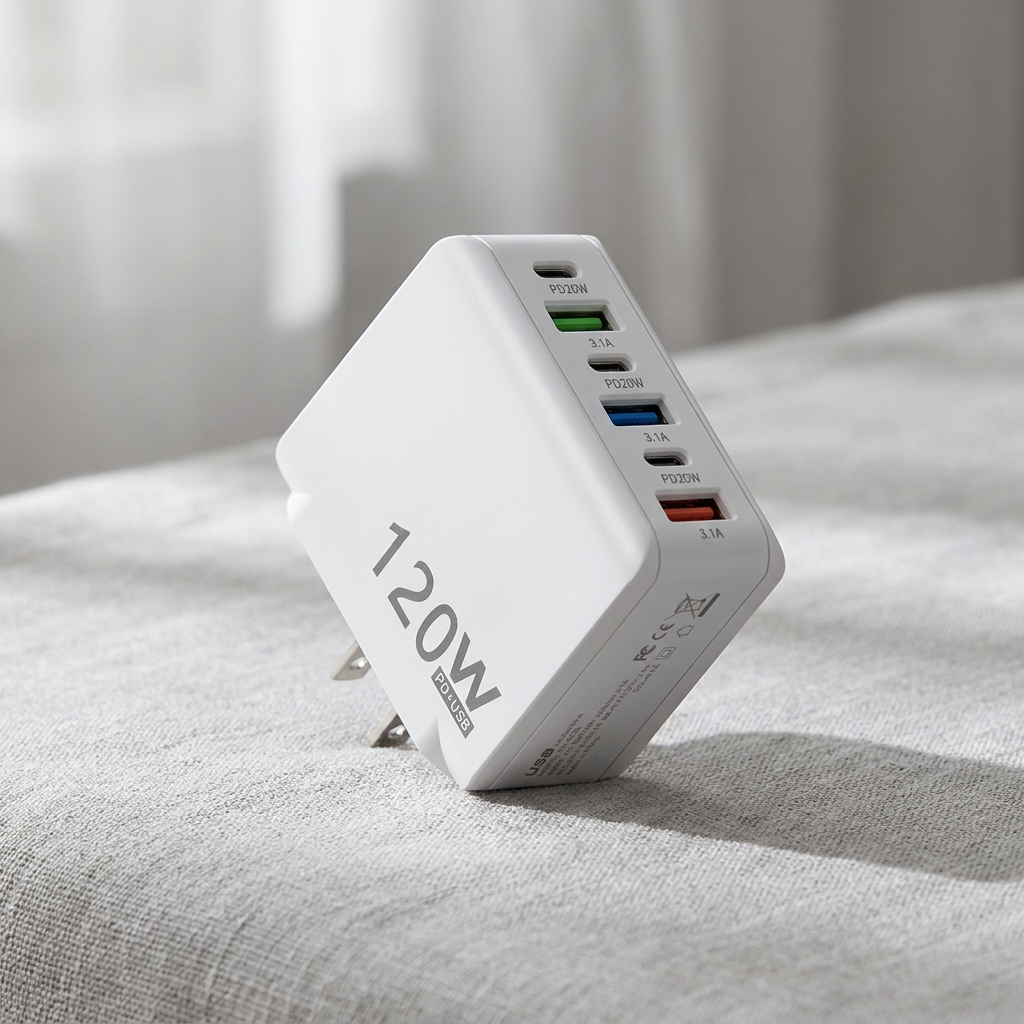 Fast Charger 125W 6Ports 3USB+3PD Regular — representative Tech & Gadgets sample