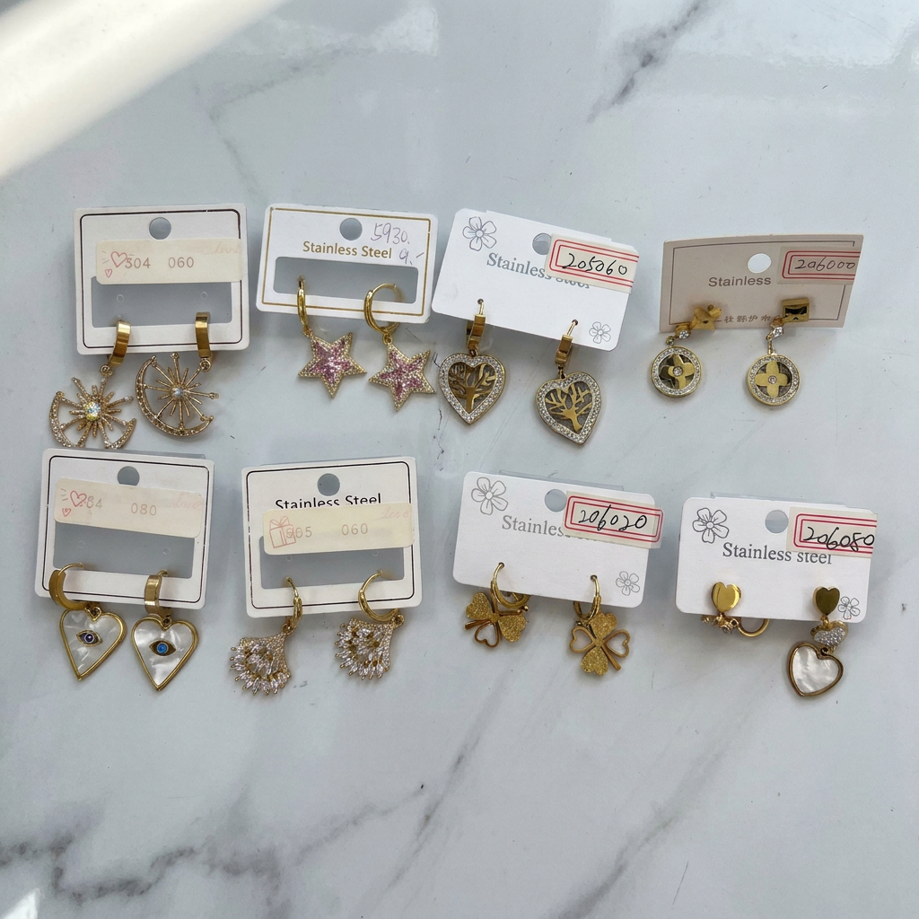 Earrings — representative Jewellery sample