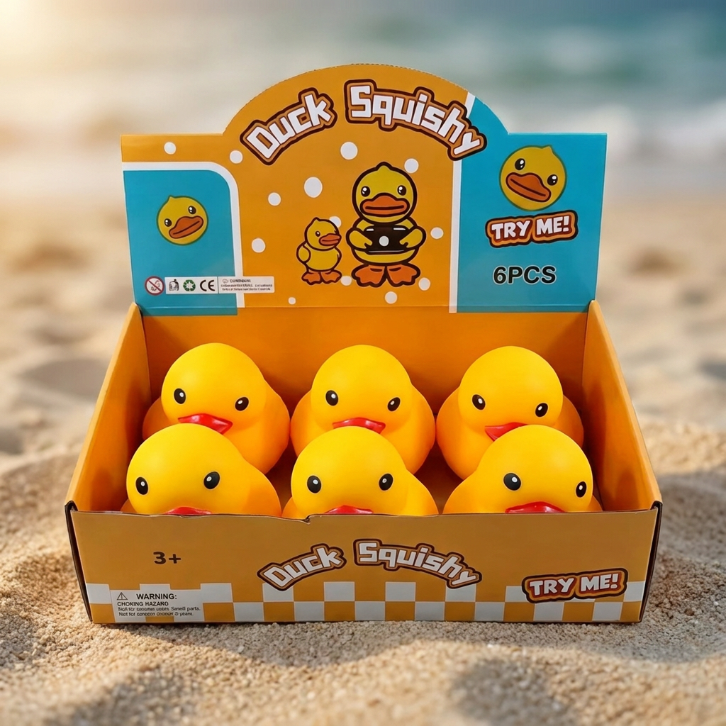 Giant Yellow Duck Squishy Stress Relief Toy — representative Toys & Games sample