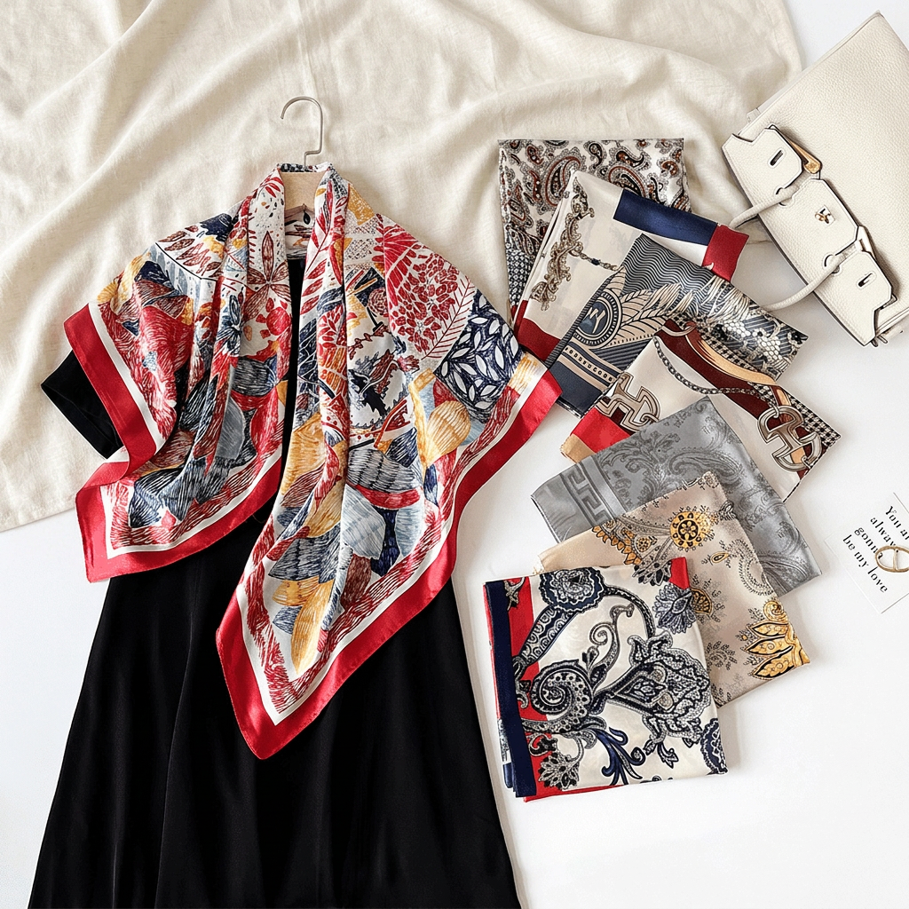 90cm Square Scarf — representative Accessories & Bags sample