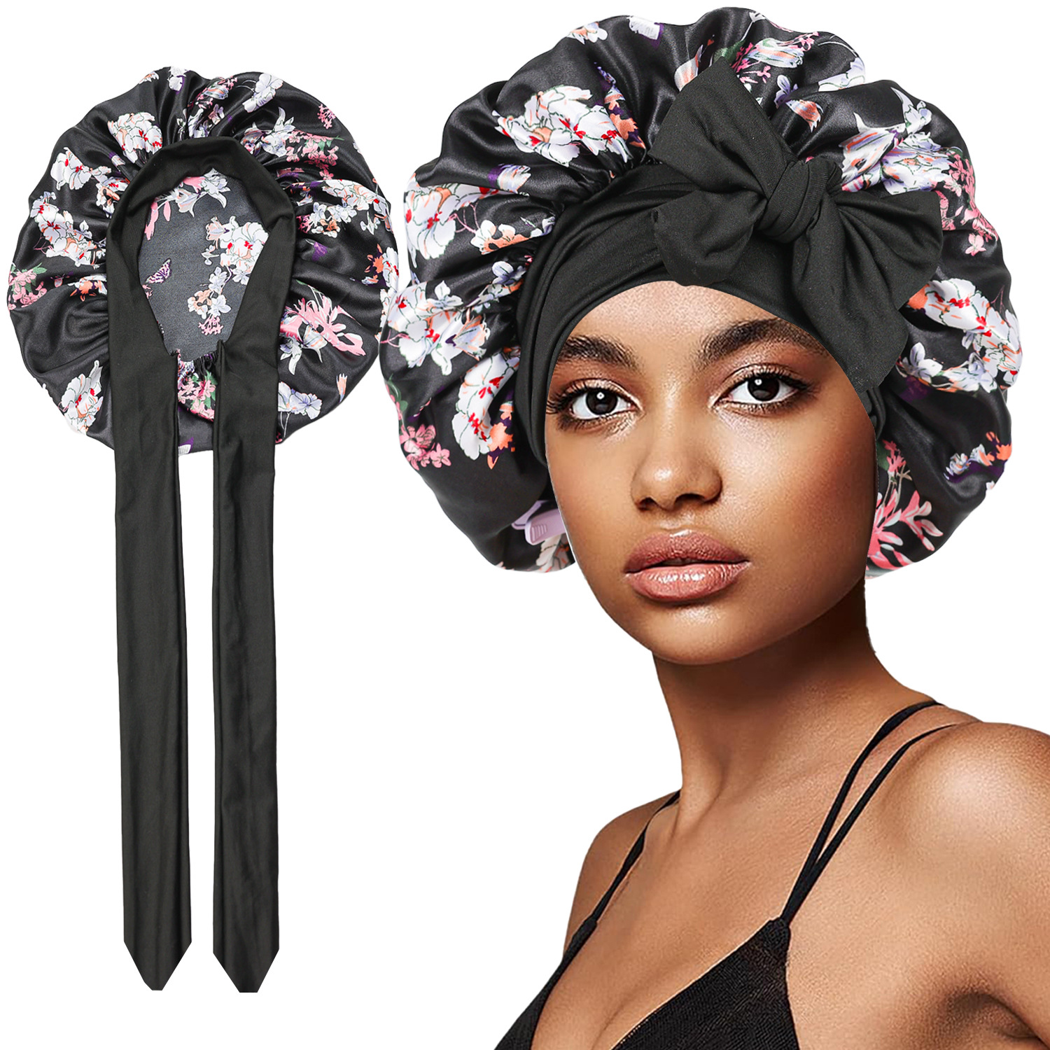 Sleeping Cap with Adjustable Ribbon — representative Accessories & Bags sample