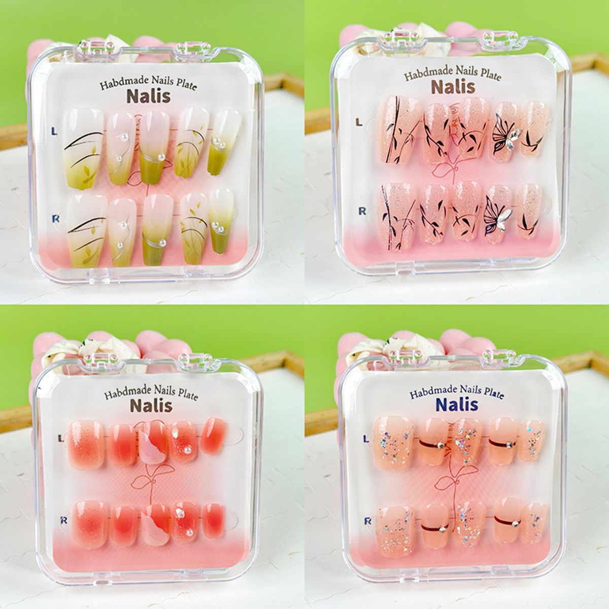 Glitter Press-on Nail Set — representative Beauty & Nails sample